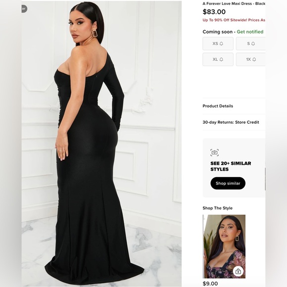 Black maxi dress NEW 🖤 - Picture 2 of 2